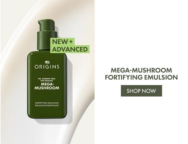 NEW + ADVANCED | MEGA-MUSHROOM FORTIFYING EMULSION | SHOP NOW