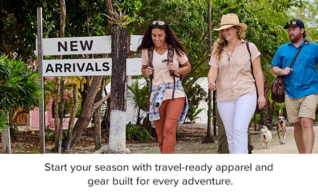 New Arrivals Start your season with travel-ready apparel and gear built for every adventure.