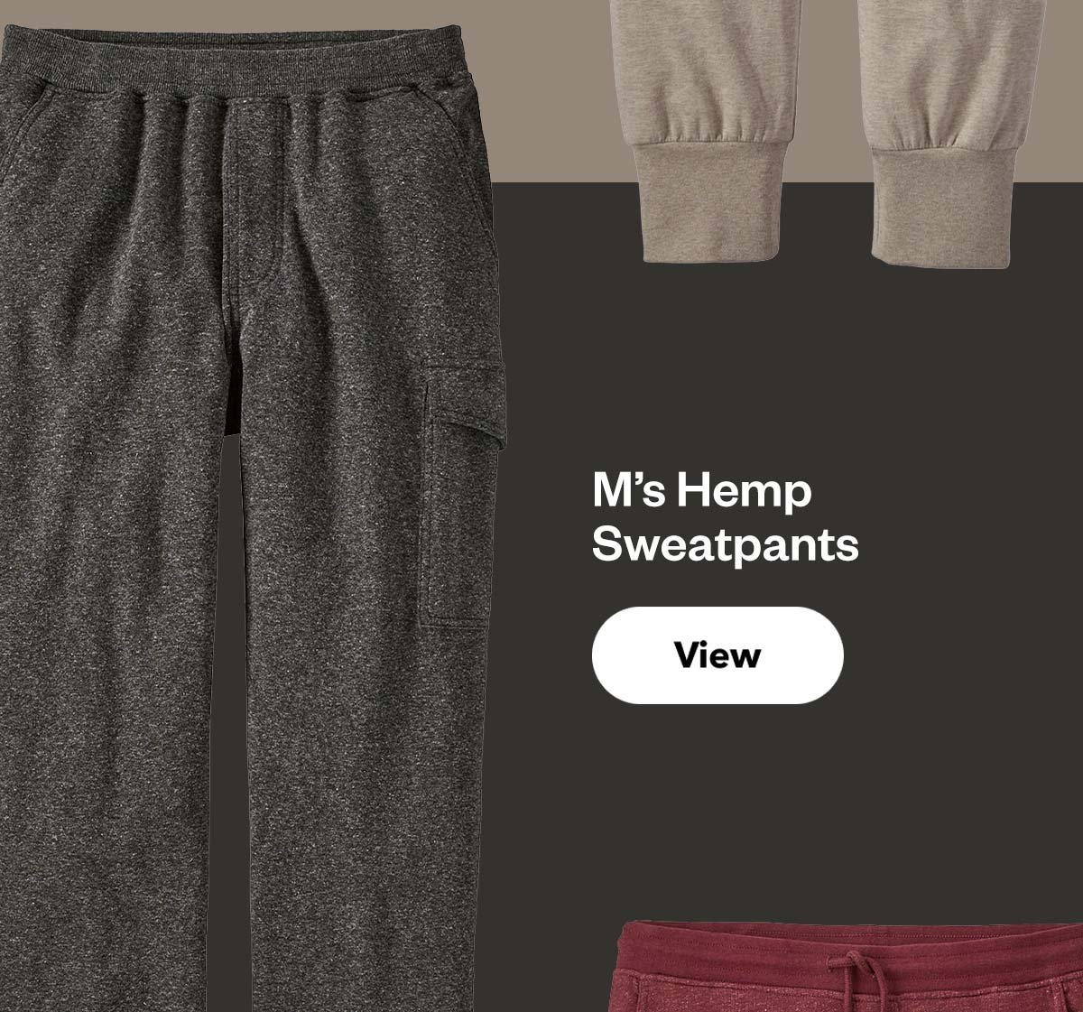 M’s Hemp Sweatpants
