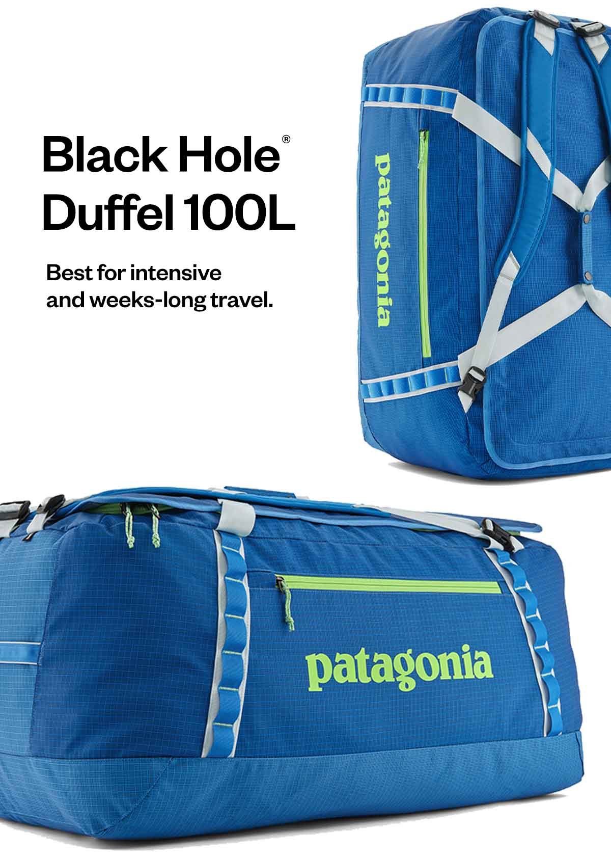 Black Hole® Duffel 100 liter. Best for intensive and weeks-long travel.