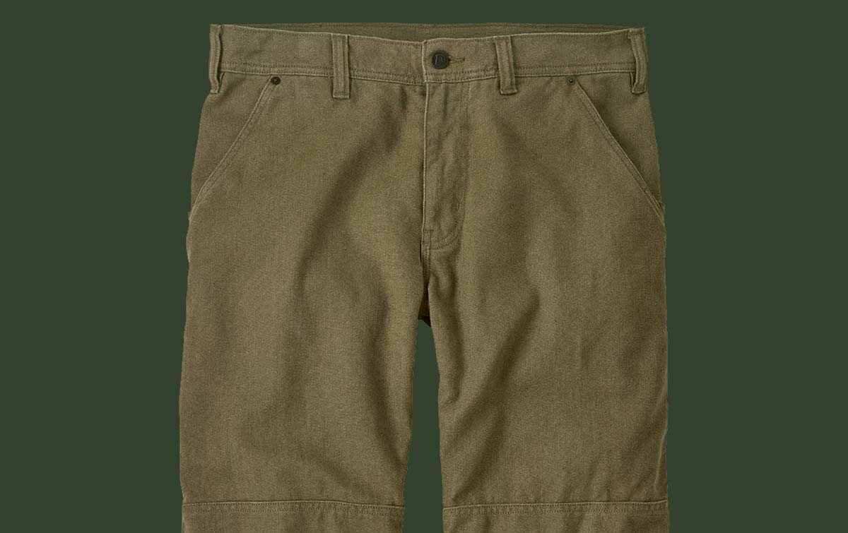 All Seasons Hemp Canvas Double Knee Pants - Regular