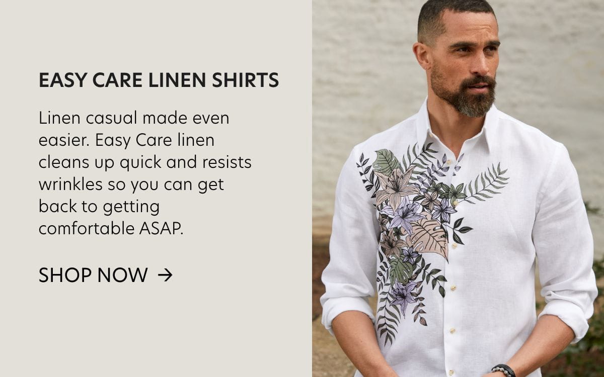 easy care linen shirts