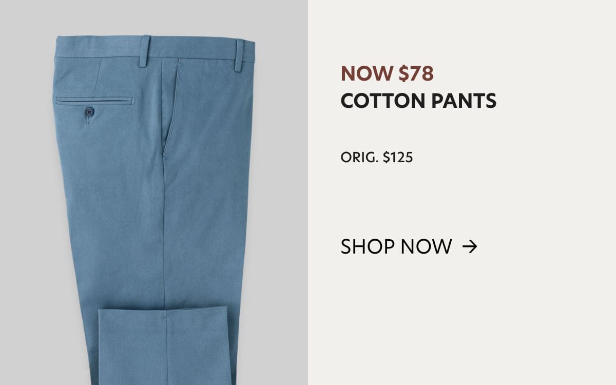 cotton pants