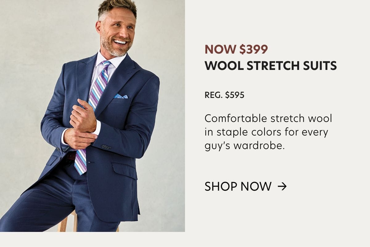 wool stretch suits