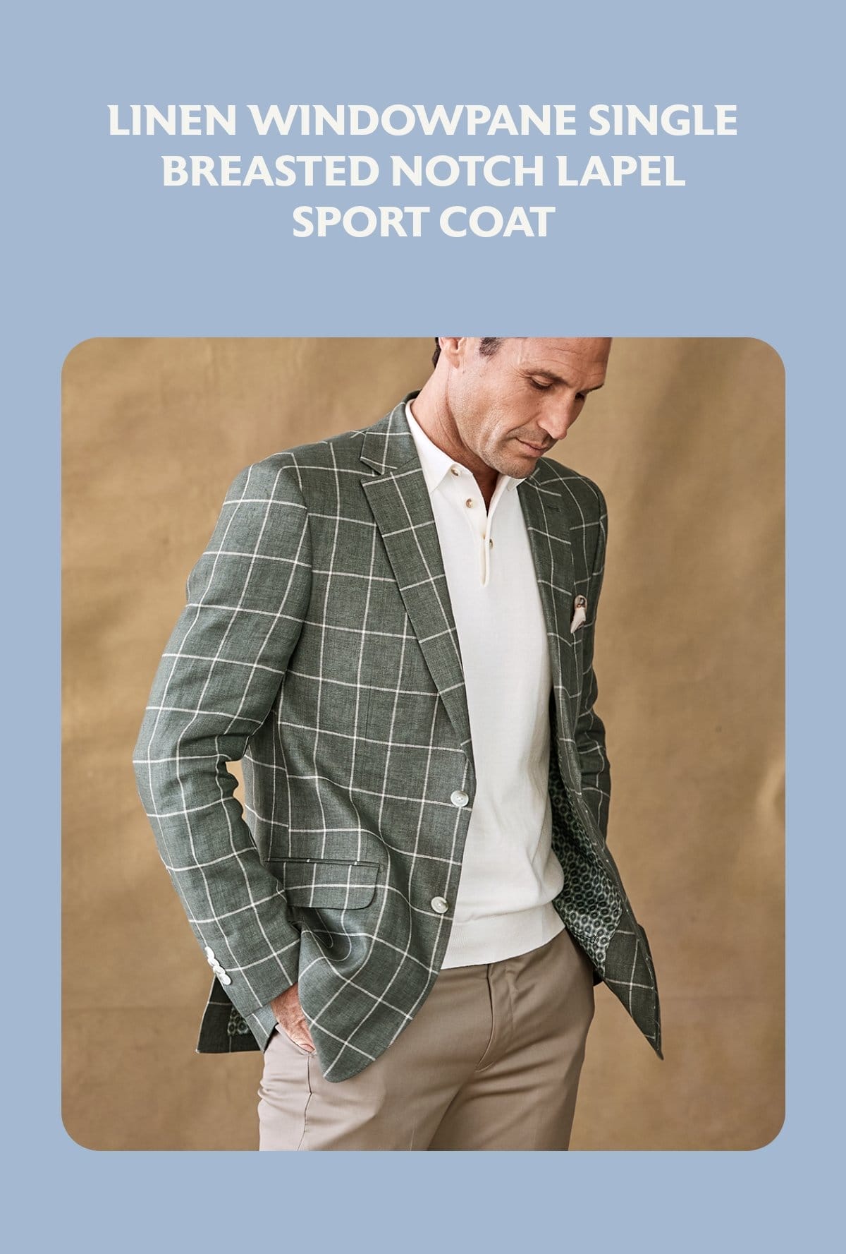 linen sport coat