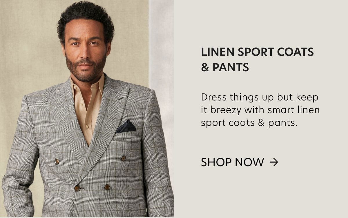 linen sport coats and pants