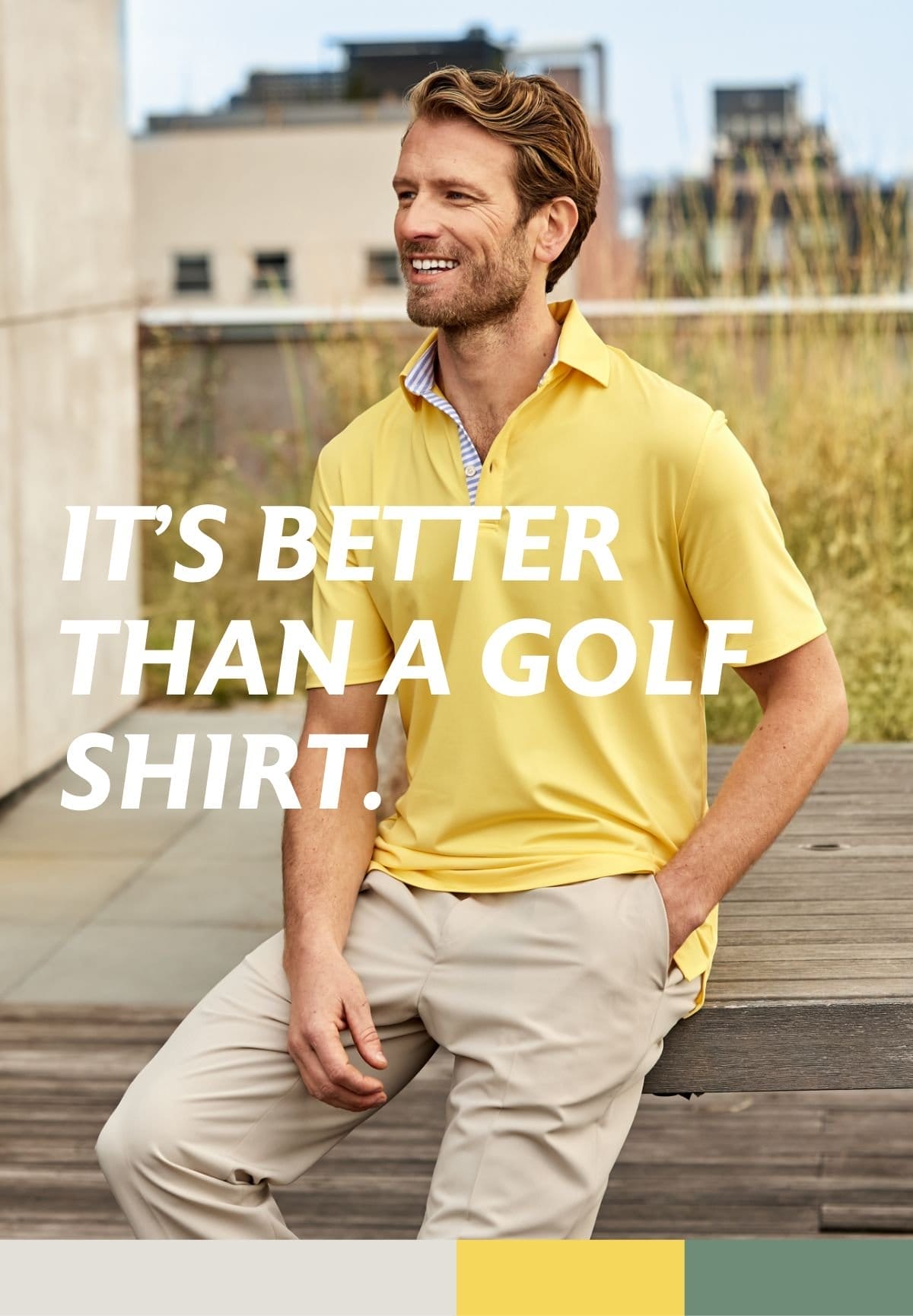its better than a golf shirt