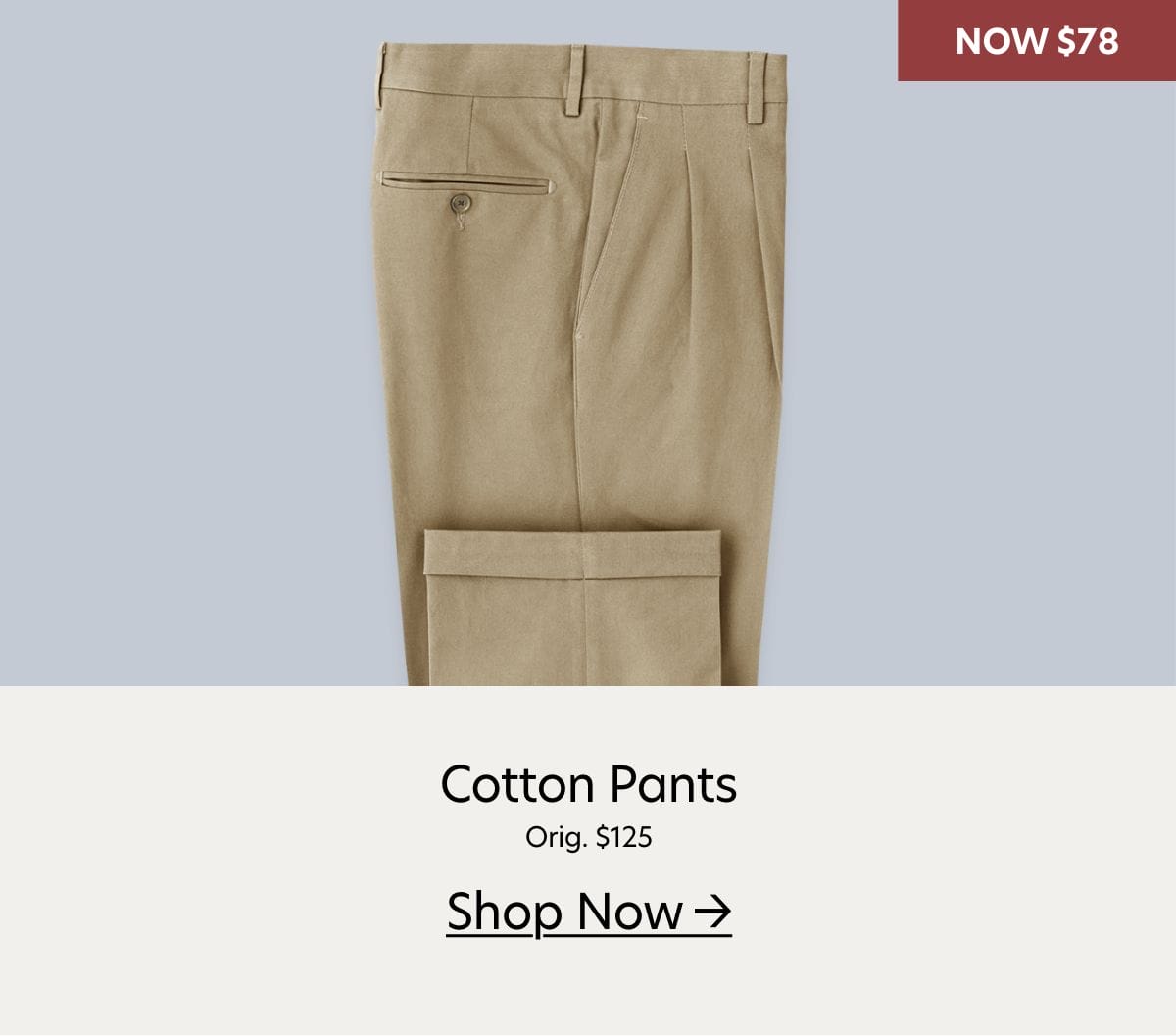 cotton pants