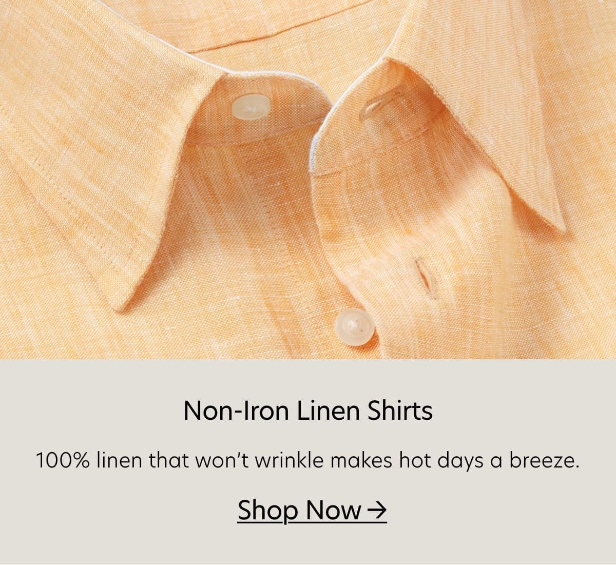 non iron linen shirts