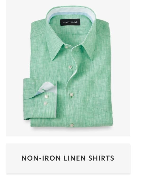 non iron linen