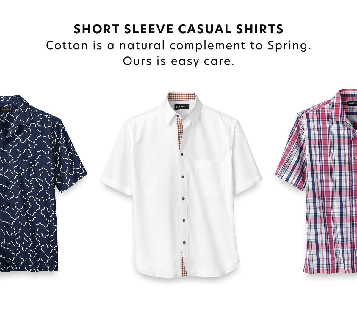 short sleeve casual shirts