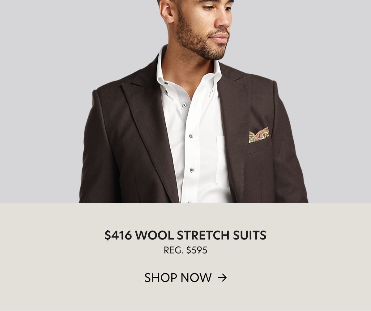 wool stretch suits