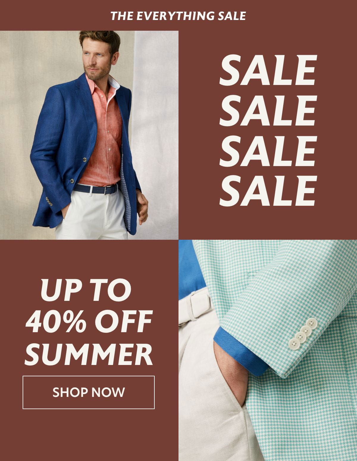 up to 40% off summer's best