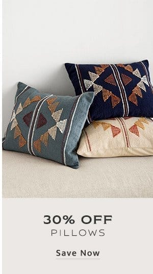 30% off pillows - Save Now