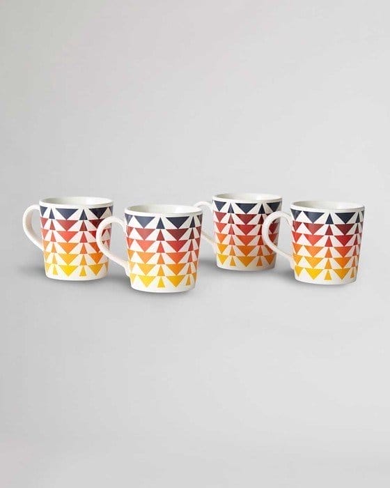 HARDING TAPERED MUGS, SET OF 4