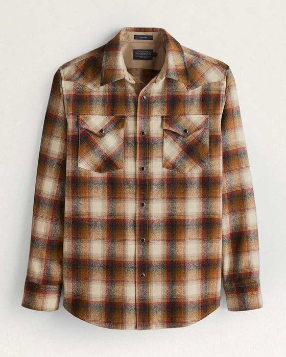 MEN'S PLAID SNAP-FRONT WESTERN CANYON SHIRT