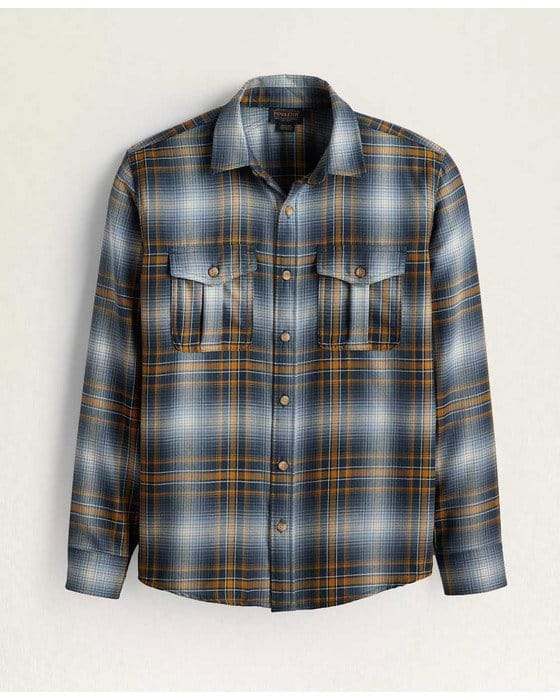 MEN'S PLAID HARRISON MERINO SHIRT