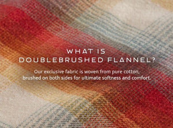 What is doublebrushed flannel?
