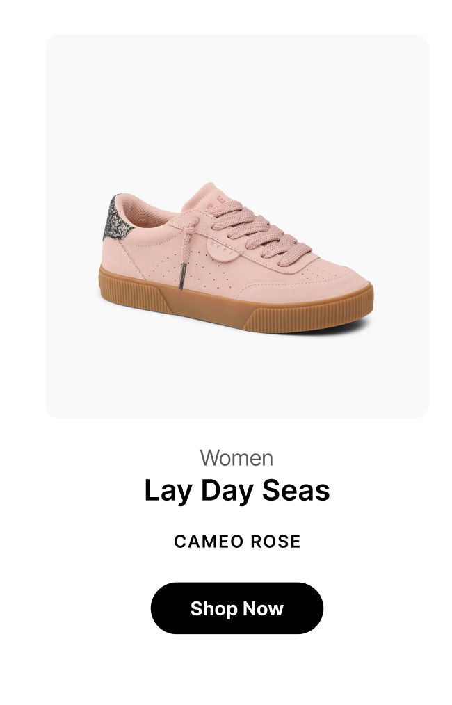 Lay day seas, cameo rose