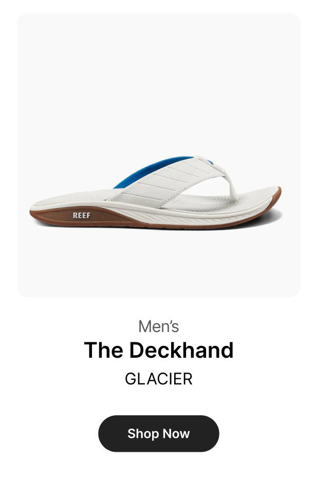 Deckhand, Glacier White/Blue