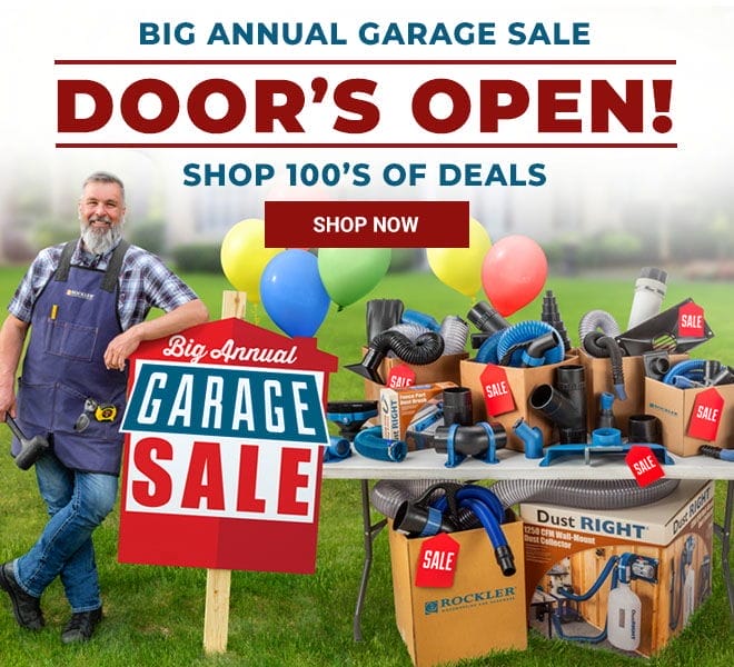 Rockler Big Annual Garage Sale - Shop Hundreds of Deals