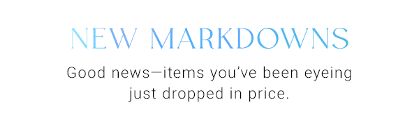 New Markdowns