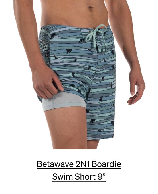 Betawave 2N1 Boardie Swim Shorts