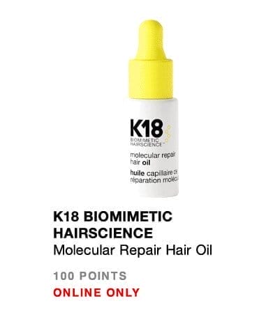 K18 Biomimetic Molecular Repair Hair Oil