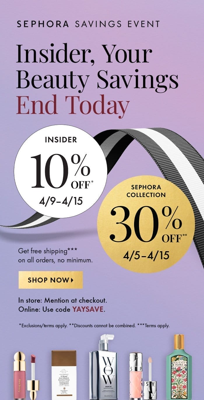 Insider, It's Your Last Chance to Save!