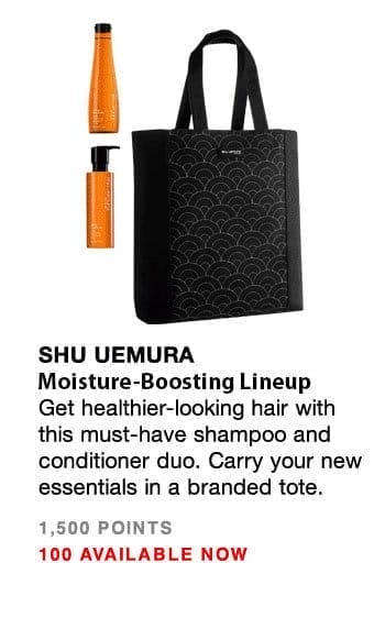 Shu Uemura Moisture-Boosting Lineup