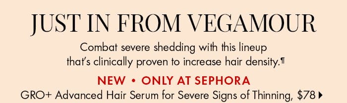 Vegamour GRO+ Advanced Hair Serum for Severe Signs of Thinning