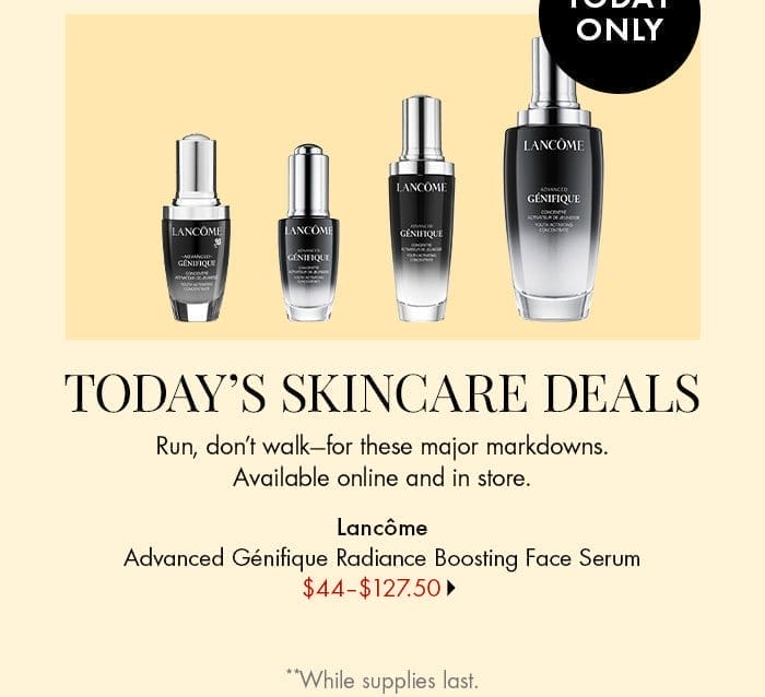 Lancome Skincare Daily Deals