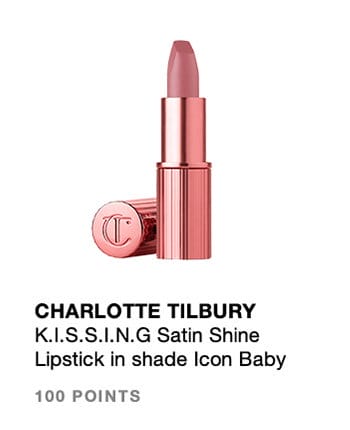 Charlotte Tilbury K.I.S.S.I.N.G Satin Shine Lipstick in Shade Icon Baby