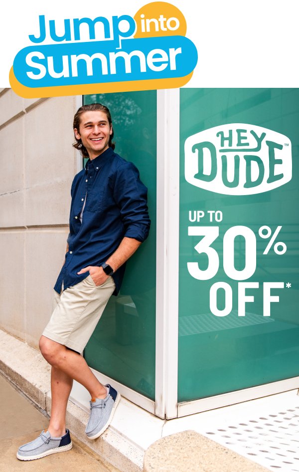 Heydude up to 30% off