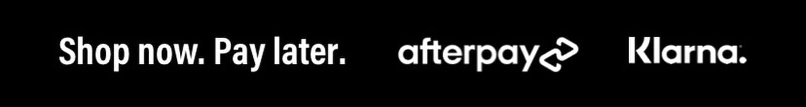 Pay \\$0 now with afterpay