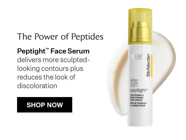 And Award Winning Peptight™ Face Serum