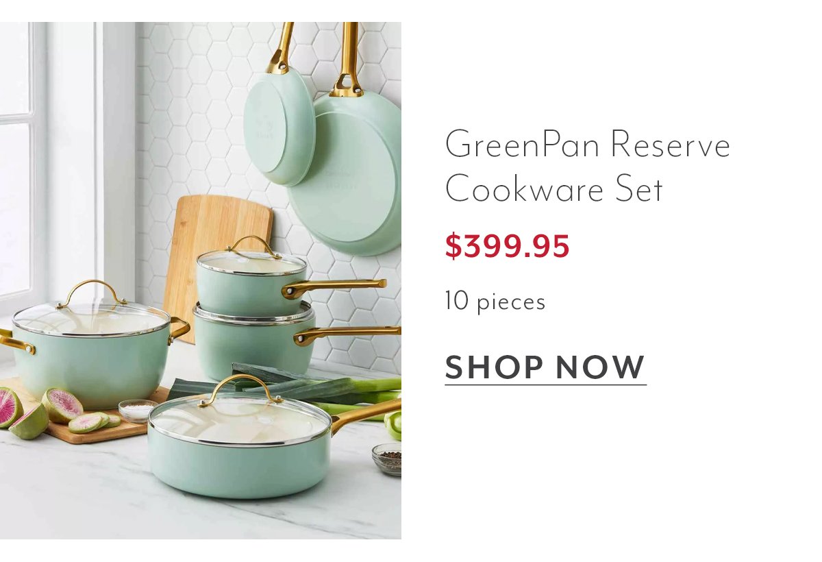 GreenPan Reserve 10-Piece Cookware Set