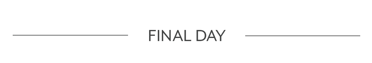 Final Day To Save