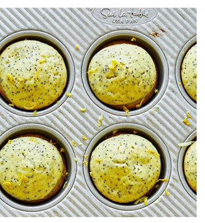 LEMON POPPY SEED MUFFINS