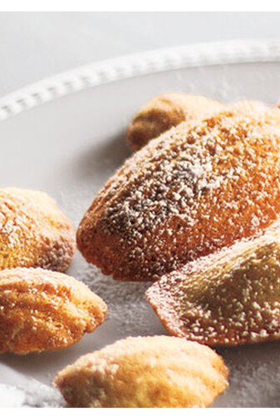 MADELEINES WITH HONEY-LAVENDER ICE CREAM