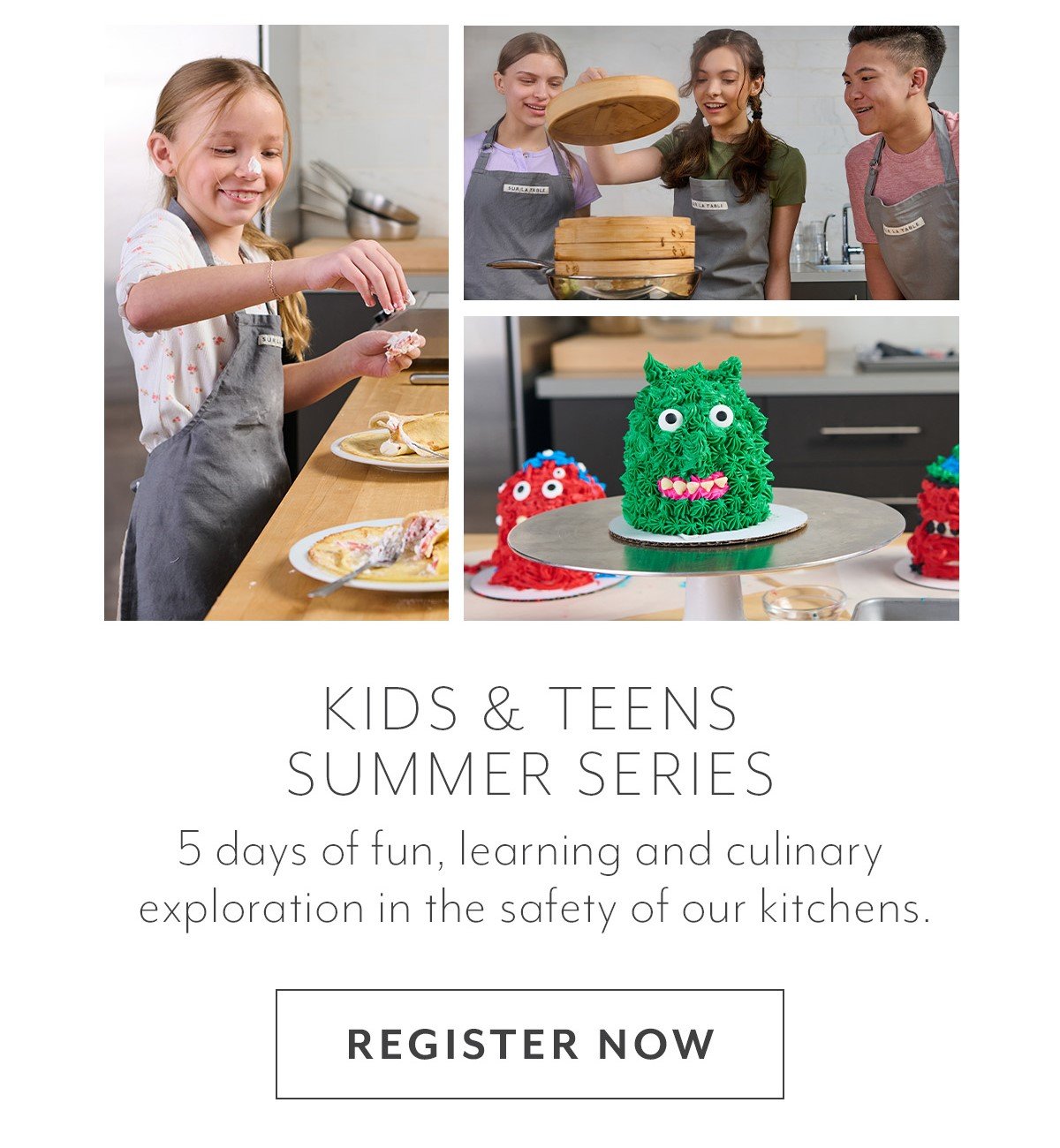 Kids & Teens Summer Series Cooking Classes