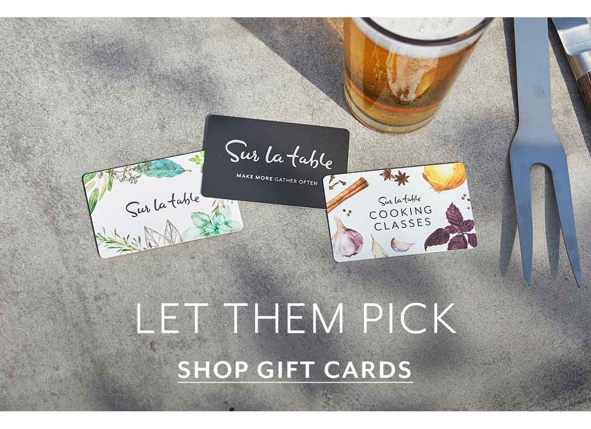 GIFT CARDS