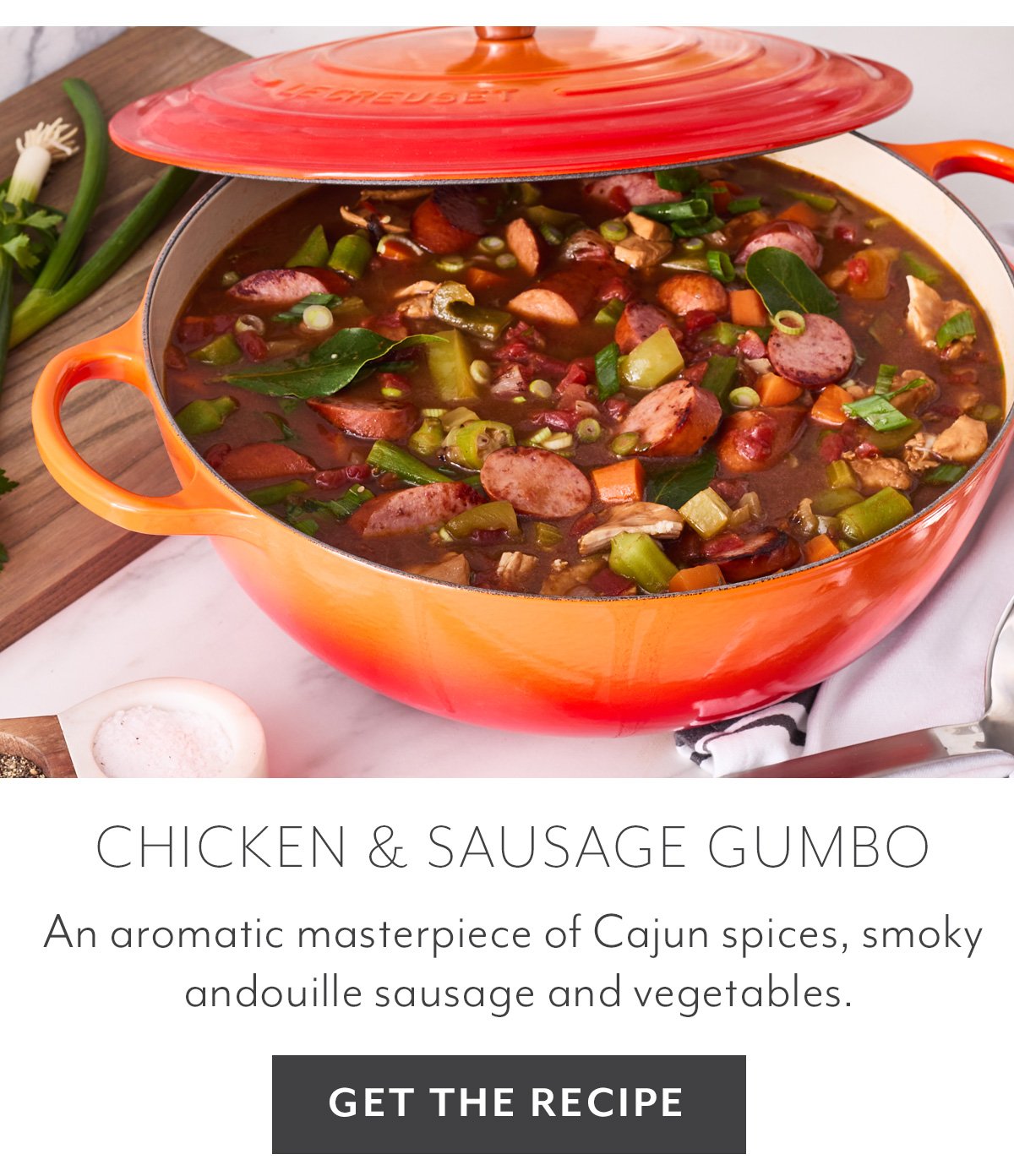 CHICKEN AND ANDOUILLE SAUSAGE GUMBO