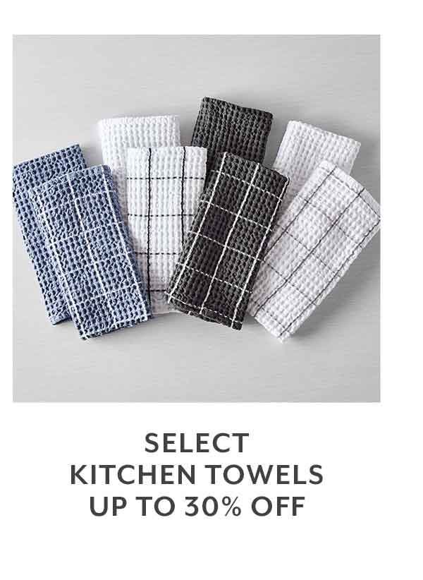 SELECT TOWELS UP TO 30% OFF