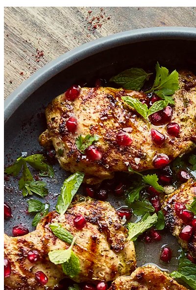 ZA’ATAR CHICKEN WITH LEMON YOGURT