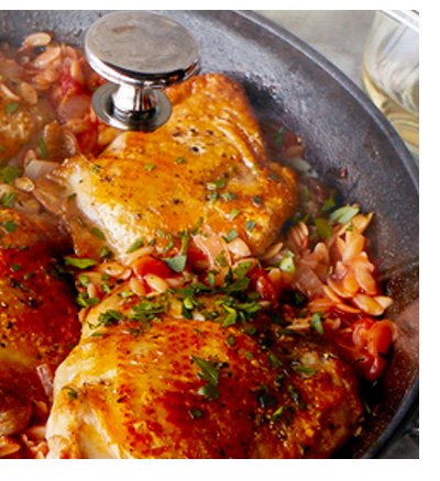 ONE POT CHICKEN AND ORZO