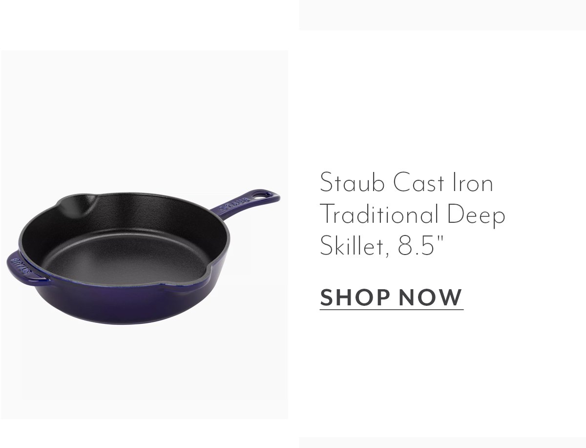 Staub Cast Iron Traditional Deep Skillet, 8.5"