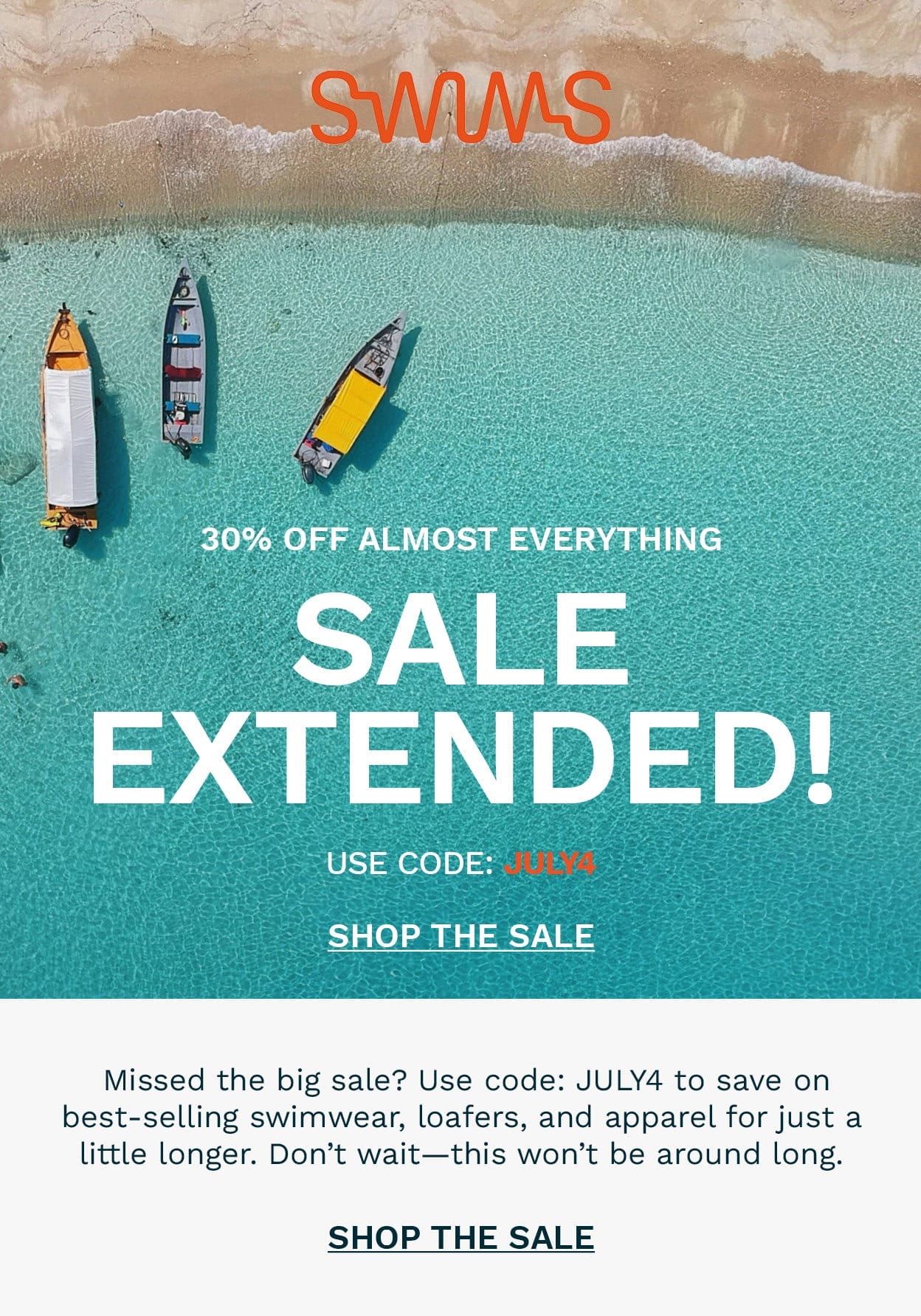 SALE EXTENDED - 30% OFF ALMOST EVERYTHING INCLUDING MARKDOWNS