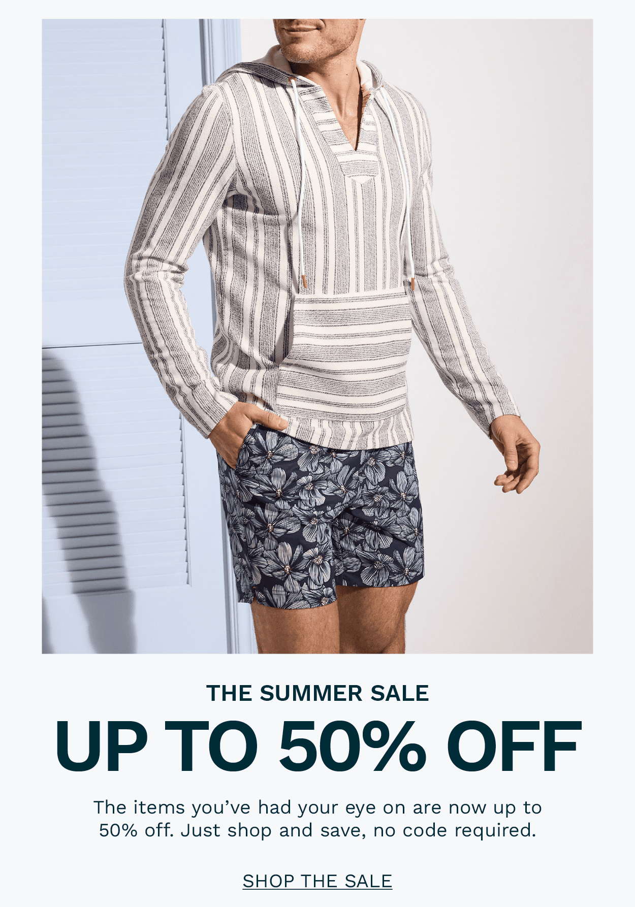 THE SUMMER SALE - UP TO 50% OFF