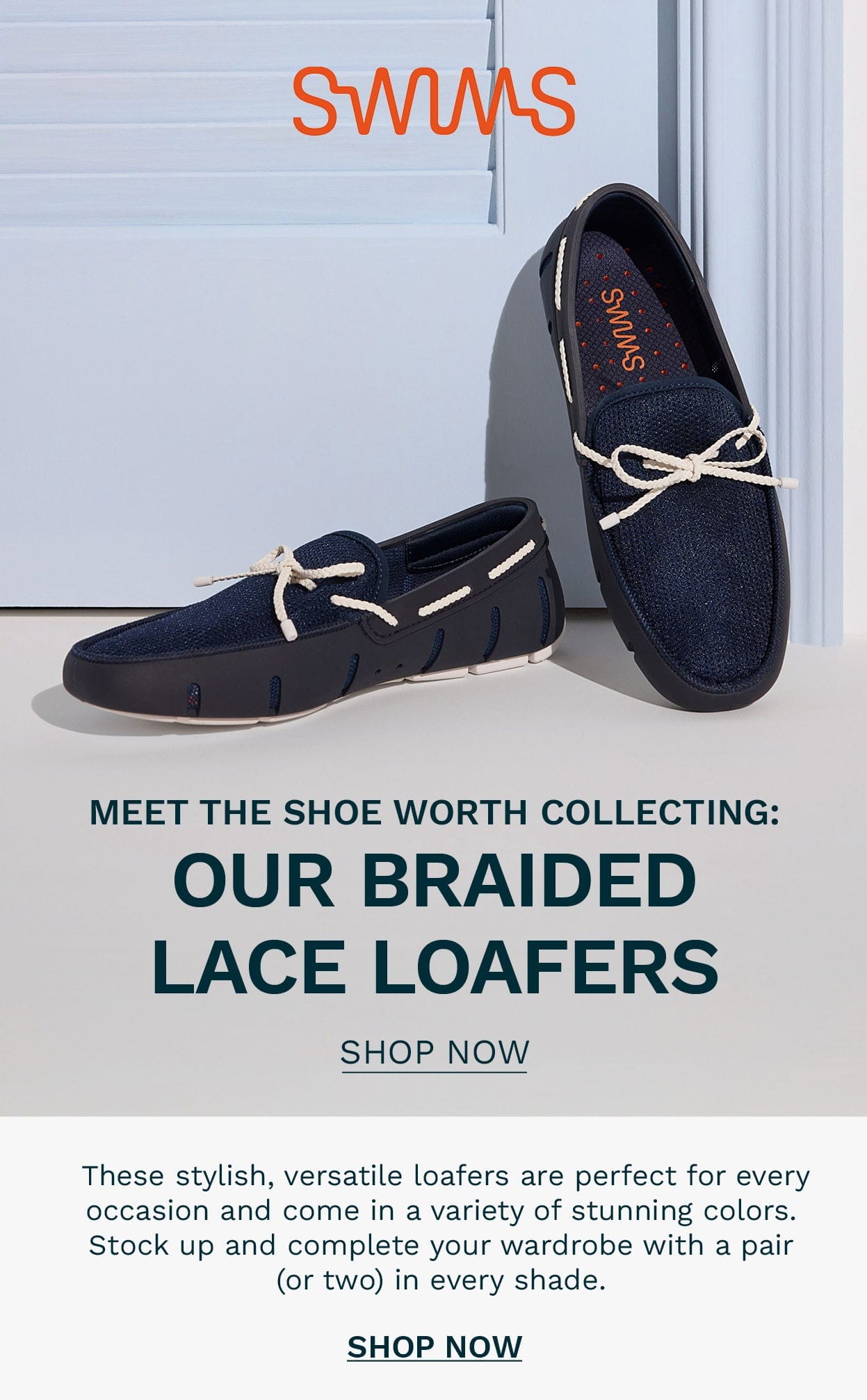 STOCK UP - BRAIDED LACE LOAFERS